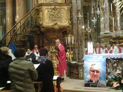 Turin: Celebracion del Martirio de Mons. Oscar Romero con la Coumunidad Latinoamericana en el Santuario de la Consolata